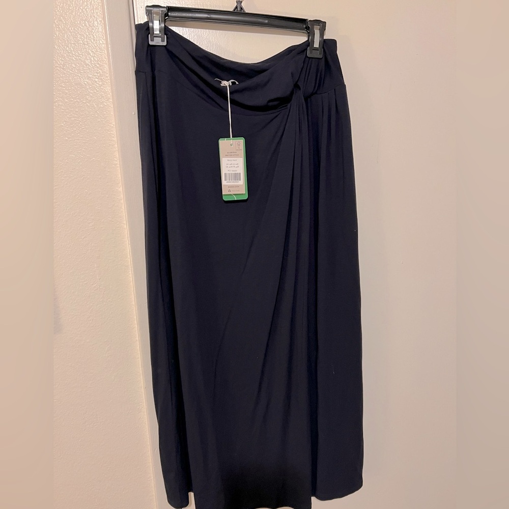 Boden knit crossover skirt 10 New